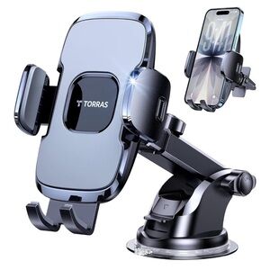 Torras Dark Gray/Black Phone Holder for Car